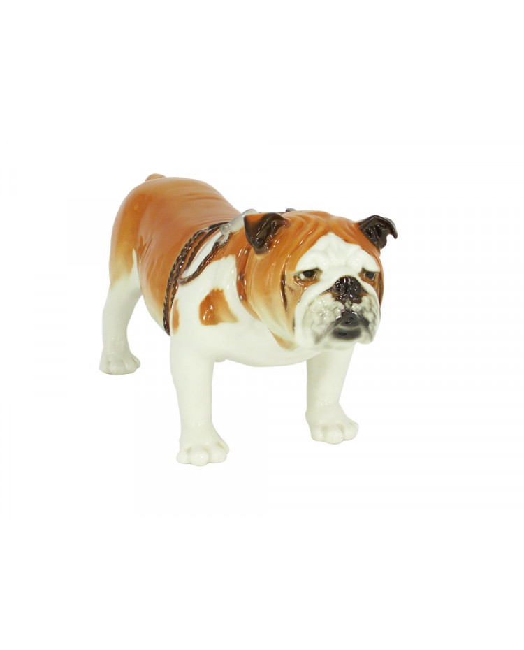 english bulldog porcelain